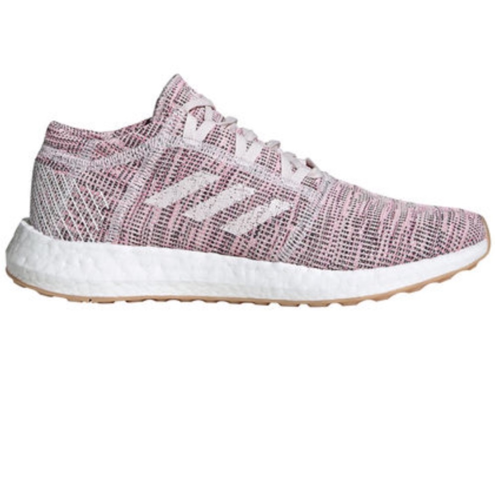 Adidas Pure Boost Pink/white/black running shoe